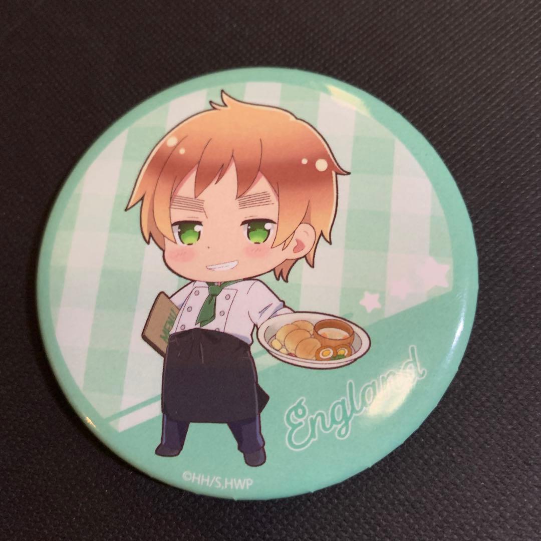 イギリス ヘタリア SMILE BASE CAFE ランダム 缶バッジ - メルカリ