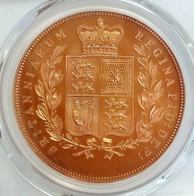 1879 イギリス ビクトリア シールド 赤銅貨 PCGS PR66RD CAM - メルカリ
