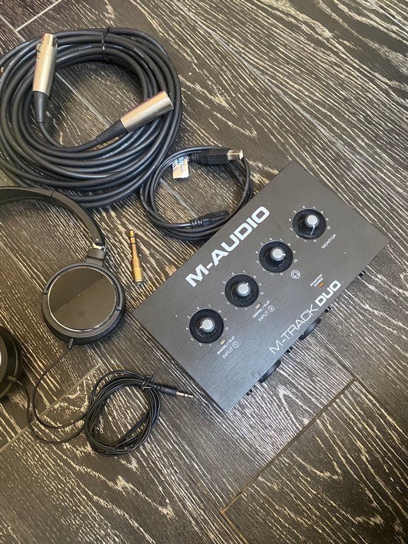 M-AUDIO DUO/コンデンサー4/XLR2セット/ヘッドセッと/ セット - メルカリ