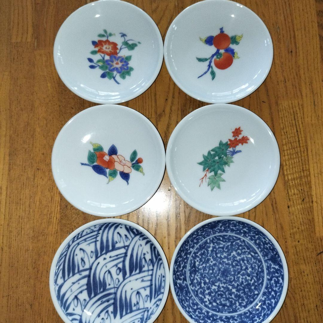 有田焼 仁祥窯 絵付け白磁 小皿六枚 非売品 - メルカリ