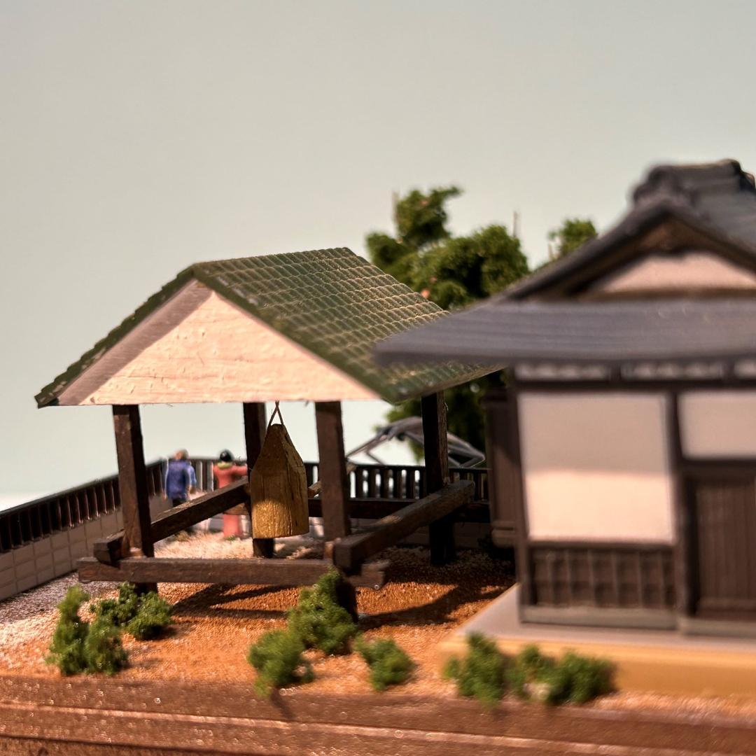 ♥YOU♥様ご予約品 江ノ電江の島 腰越 満福寺と踏切 鉄道