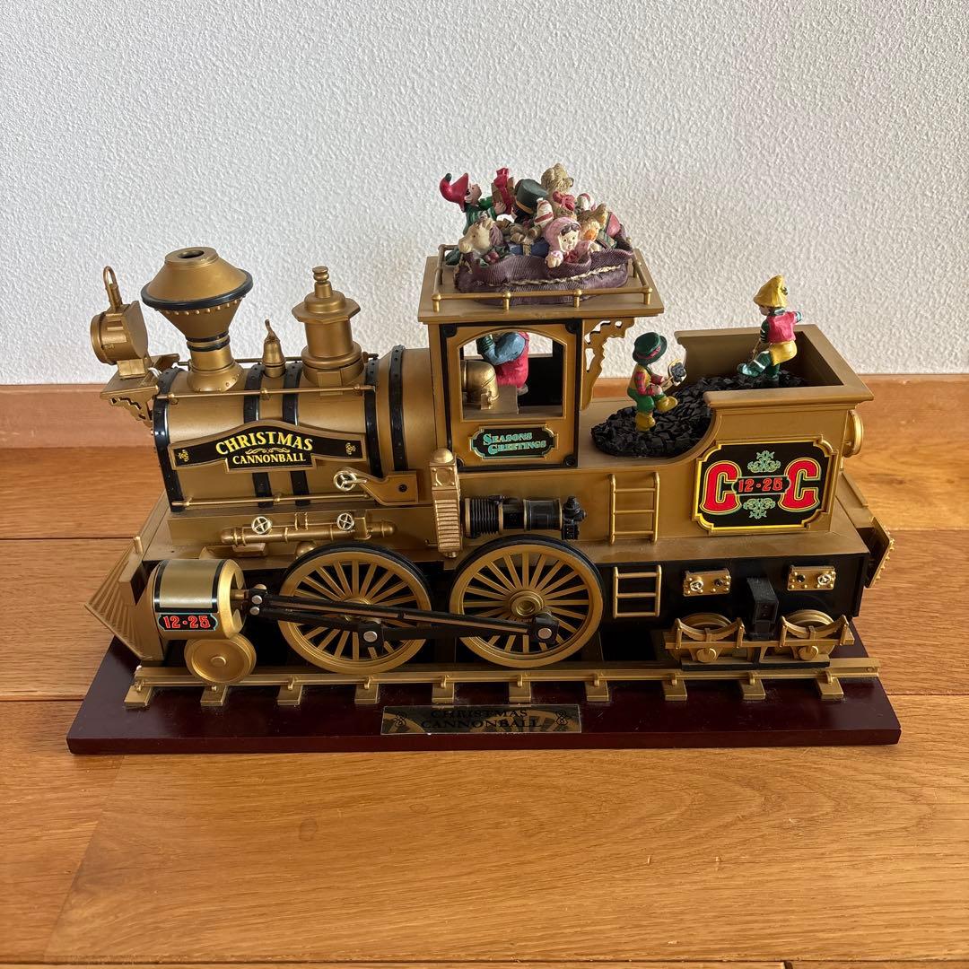 ミスタークリスマス　ゴールドラベル キャノンボール トレイン Vintage Mr. Christmas Gold Label Christmas Collection Cannonball