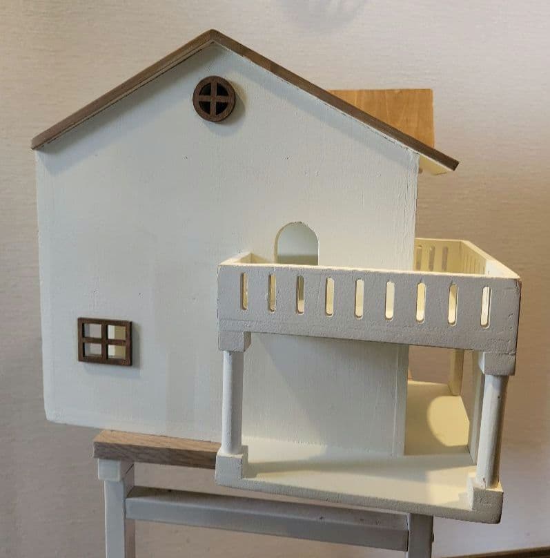 salut! サリュ tinytownの大きなおうち 木製 ドールハウス - メルカリ