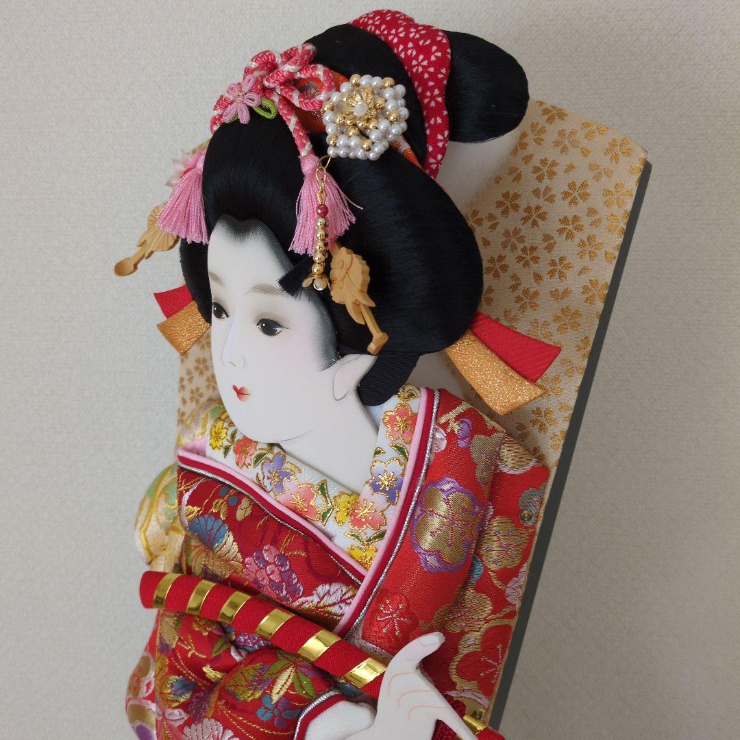 伝統的羽子板 金襴 タイトル【汐汲】スタンド付 - メルカリ