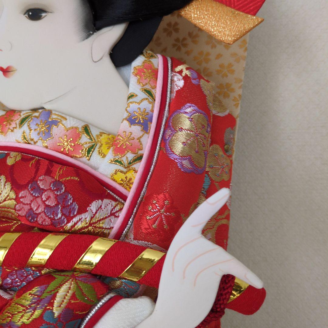 伝統的羽子板 金襴 タイトル【汐汲】スタンド付 - メルカリ