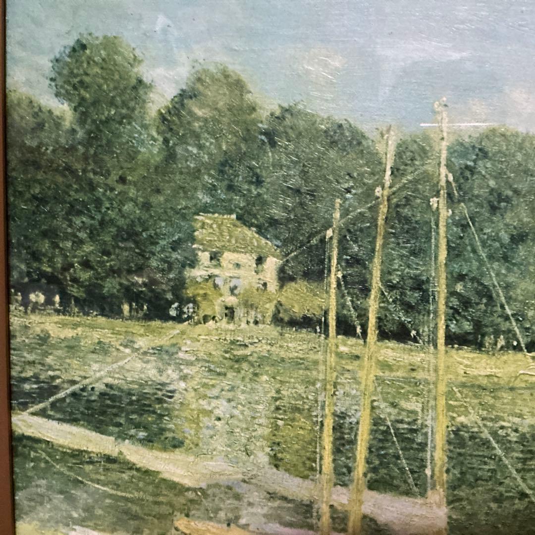 作者 Claude Monet （クラウド モネ） 油彩画 ボート 1874年 - メルカリ