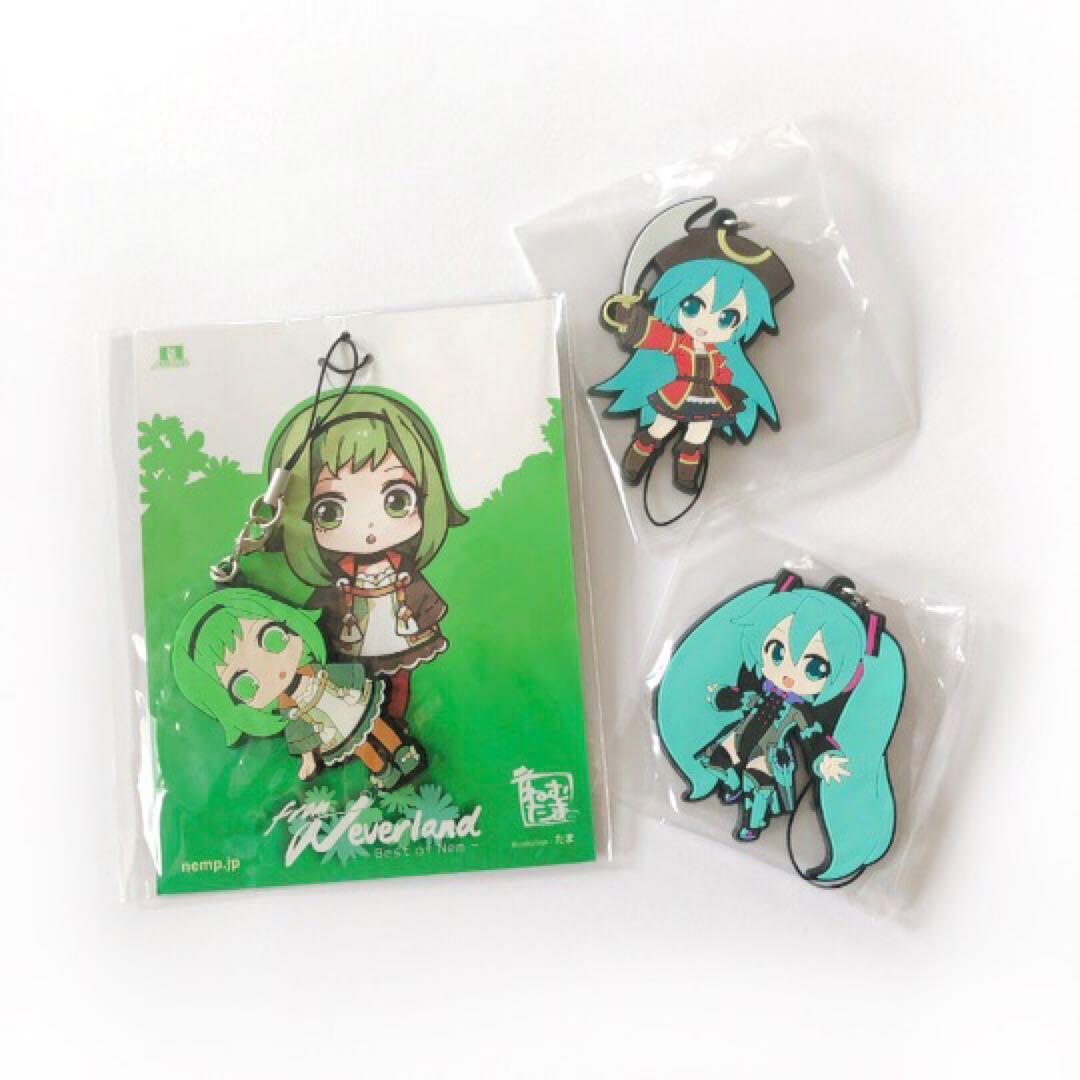 初音ミク GUMI ラバーストラップ ボカロ【送料込み・匿名配送】 - メルカリ