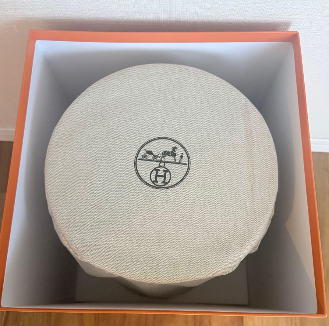 HERMES】 新品未使用☆スツール/サイドテーブル ナチュラルカラー