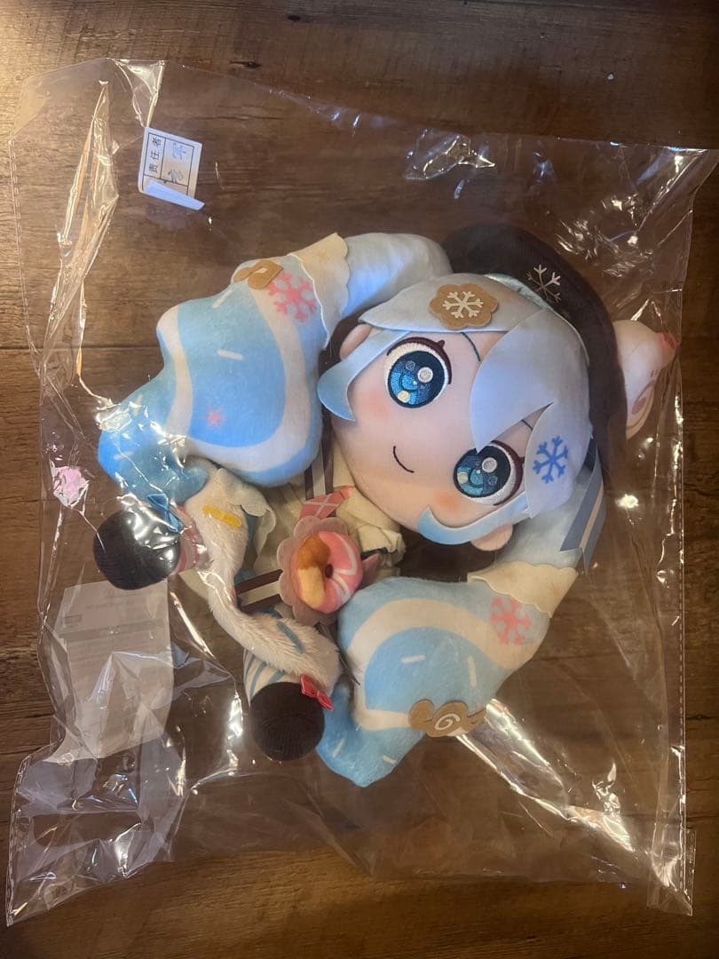 初音ミク 雪ミク SNOW MIKU 2026 ぬいぐるみ gift - メルカリ