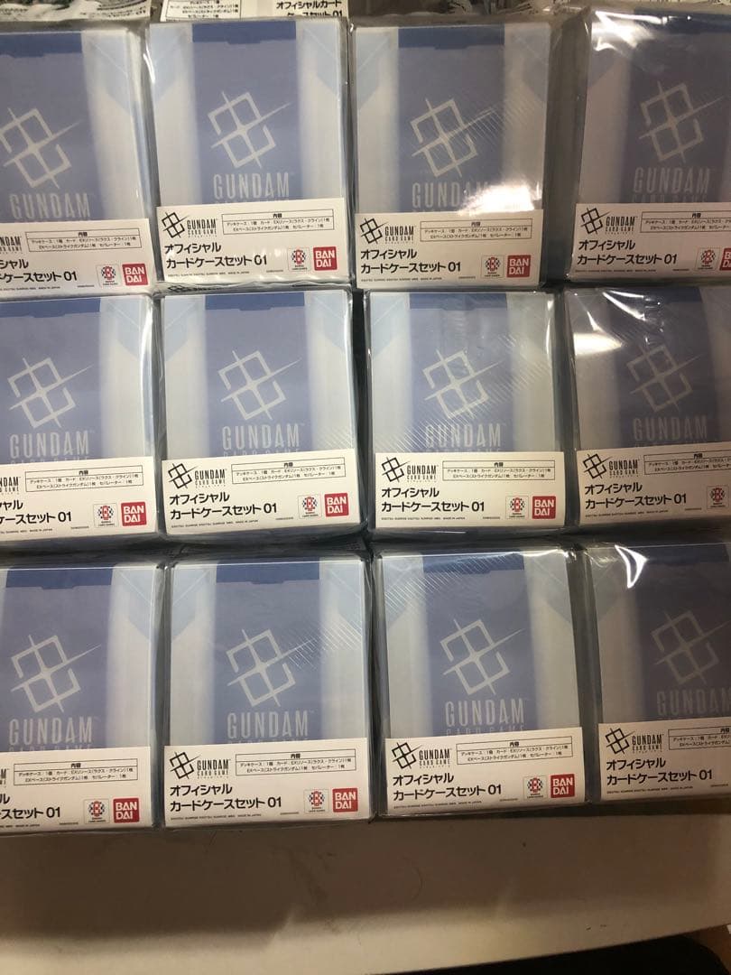 ガンダムカードゲーム　オフィシャルカードケースセット 01　12個セット　未開封 ガンダムカードゲーム オフィシャルカードケースセット 01 : MULTIPLE