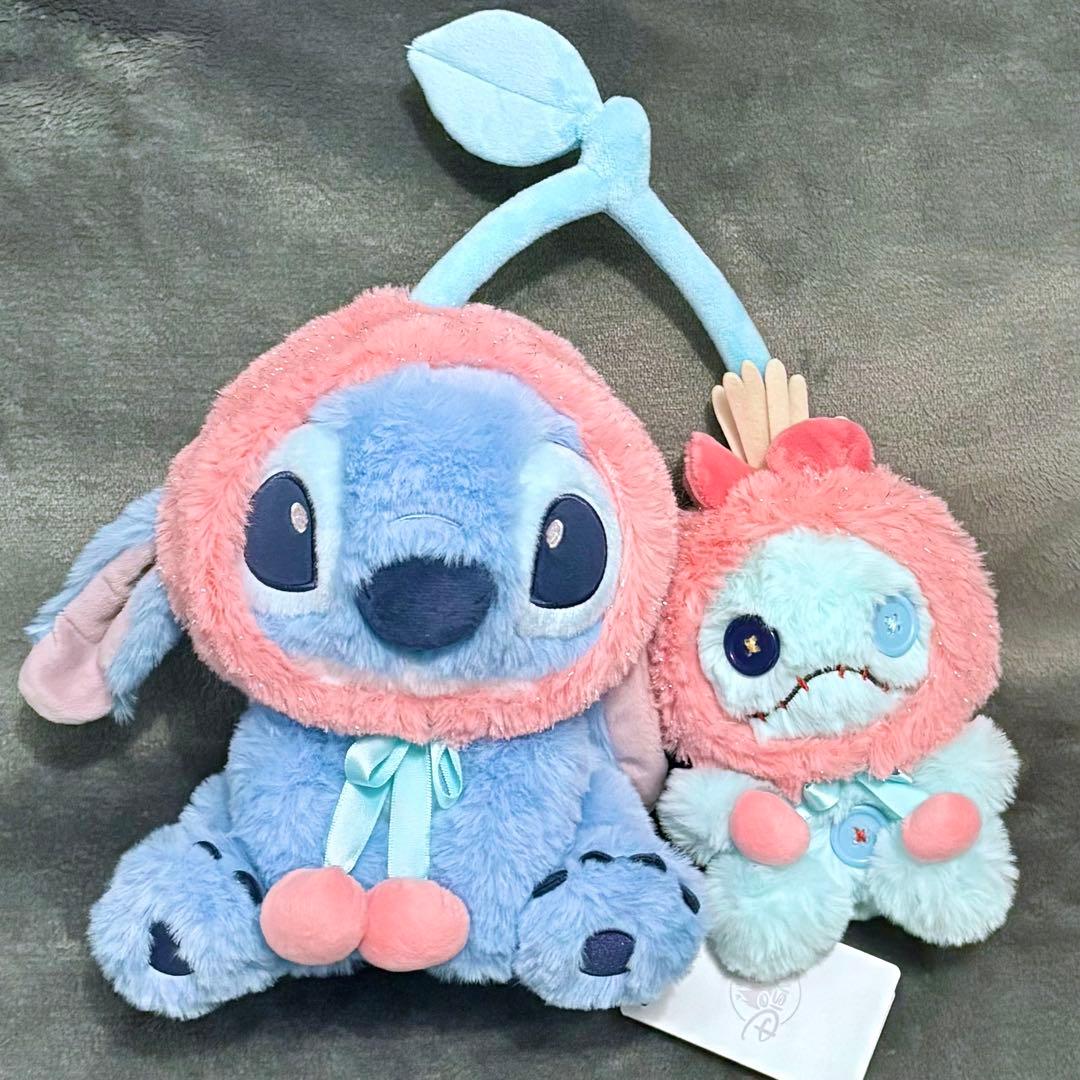 ディズニー スティッチ スクランプ ぬいぐるみ さくらんぼ フルーツ