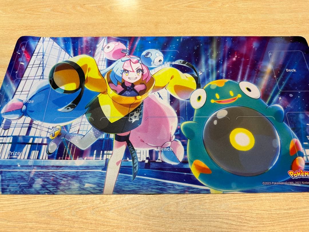 プロモ付き】ポケカ ナンジャモ ラバープレイマット 台湾限定販売品