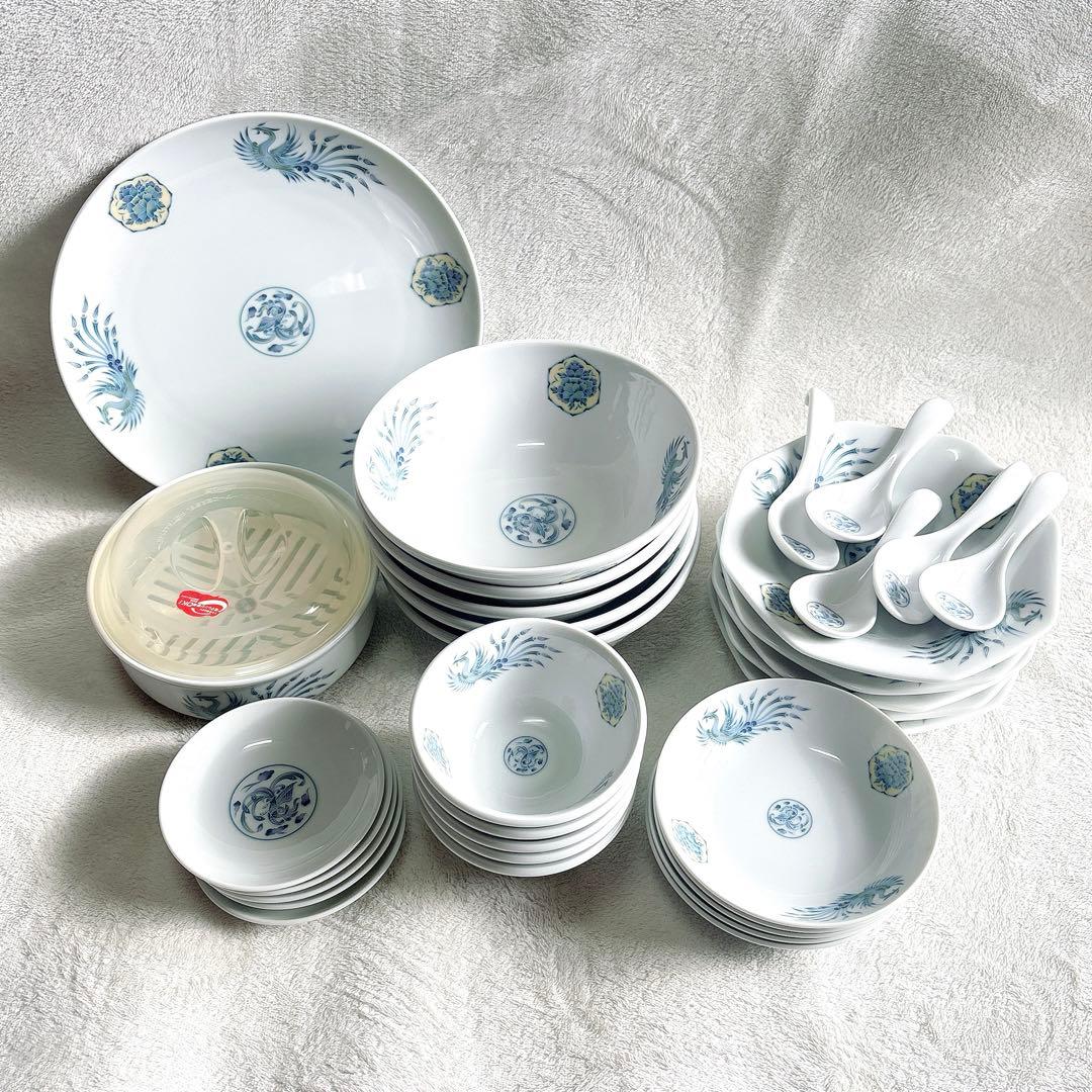 未使用 豪華】Noritake ノリタケ 長峰陶苑 中華 フルセット 32点