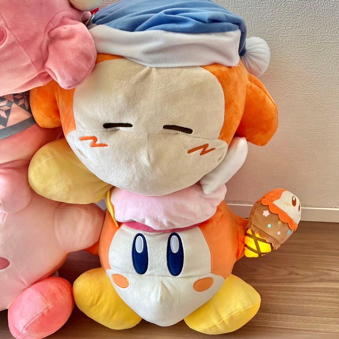 年末特価】星のカービィ 一番くじA賞 BIGぬいぐるみセット スリープ