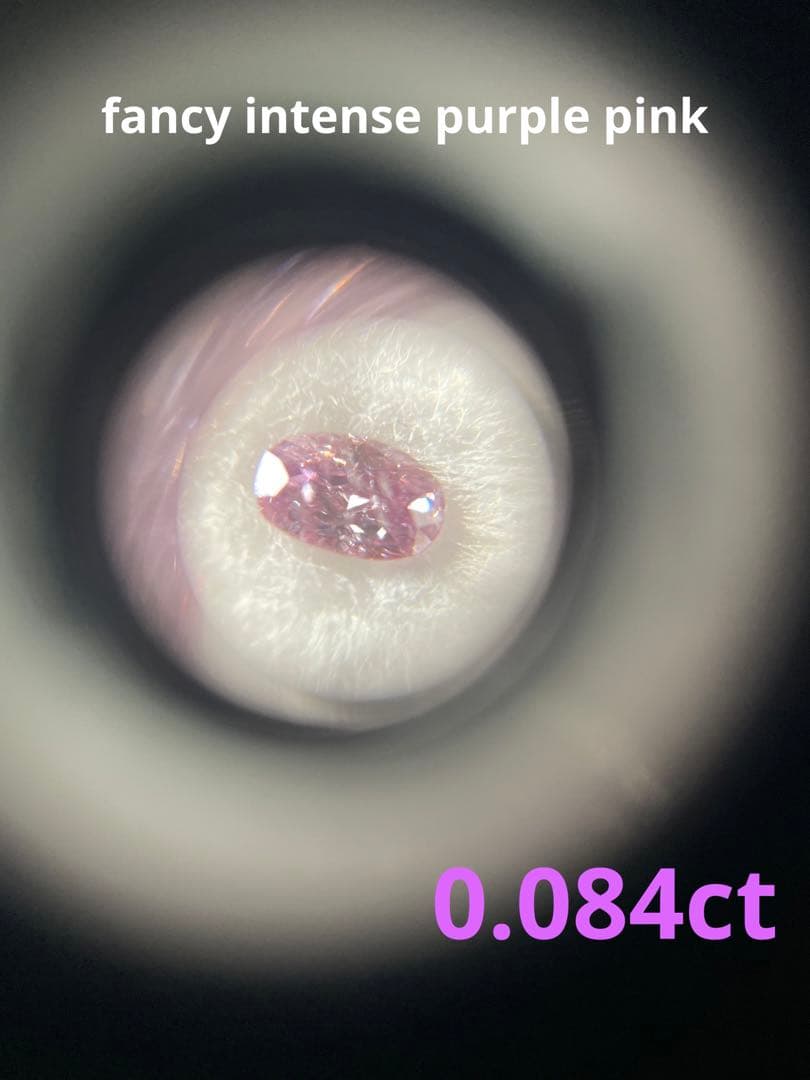 fancy intense purple pink 0.084カラット FANCY INTENSE PURPLISH PINK 0.444ct/RCT/RT3301/GIA/CGL - R.T.