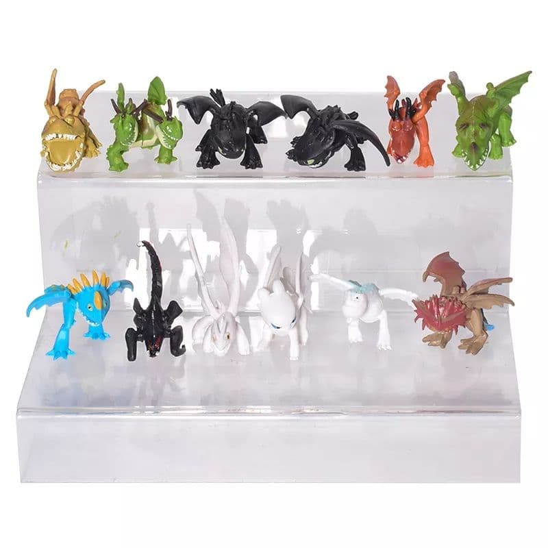ヒックとドラゴン3 フィギュアドラゴン12体セット ナイトヒューリー