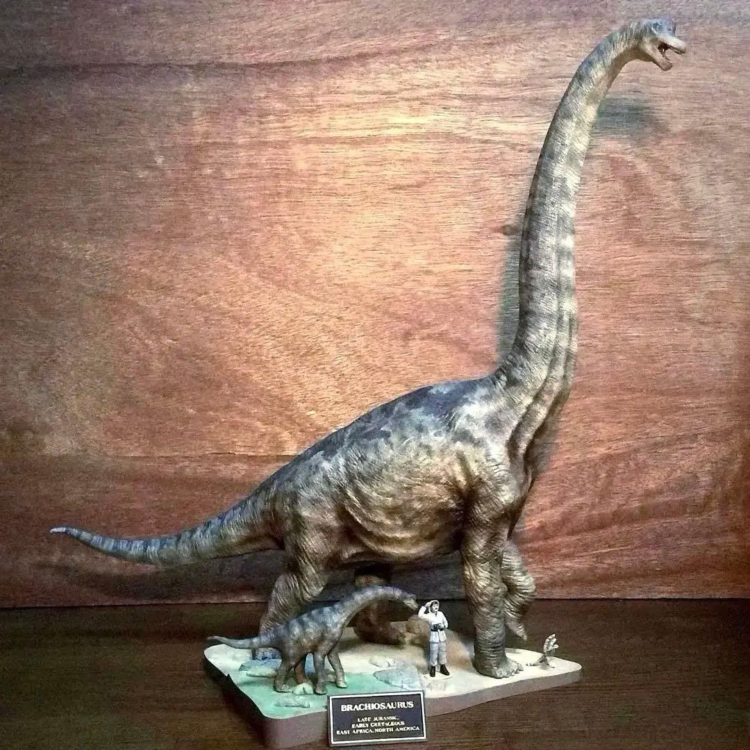 タミヤ ブラキオサウルス 情景セット 完成品！ ブラキオサウルス情景セット【60106-000:4950344601066】｜タミヤ