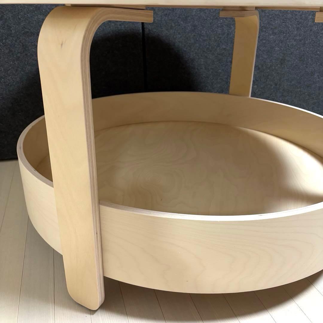 IKEA BORGEBY ボルゲビー コーヒーテーブル バーチ材 丸テーブル