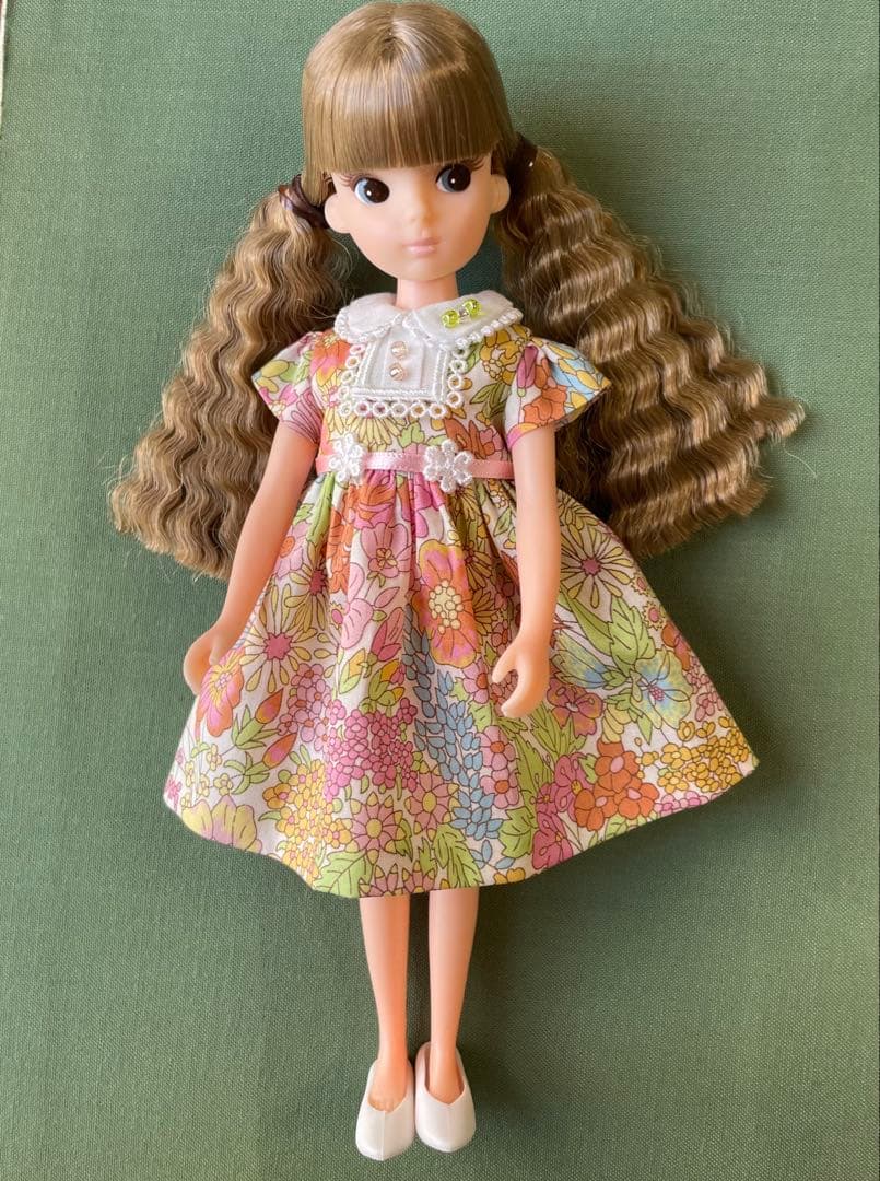 復刻初代リカちゃん服 ワンピース ハンドメイド - メルカリ