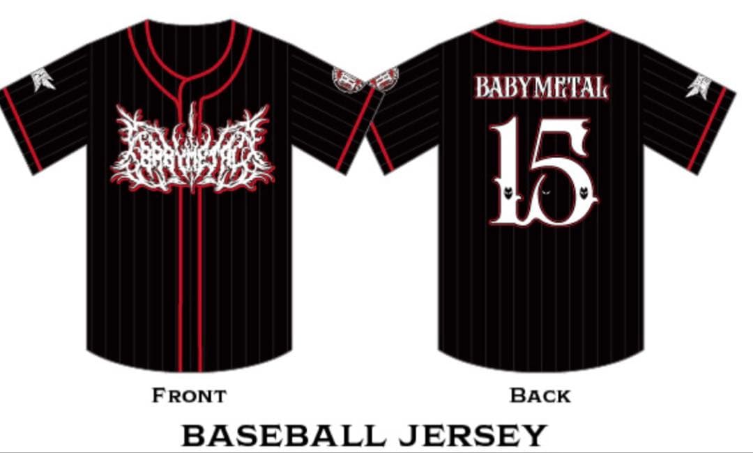 BABYMETAL BASEBALL JERSEY XL INTUIT DOME - メルカリ