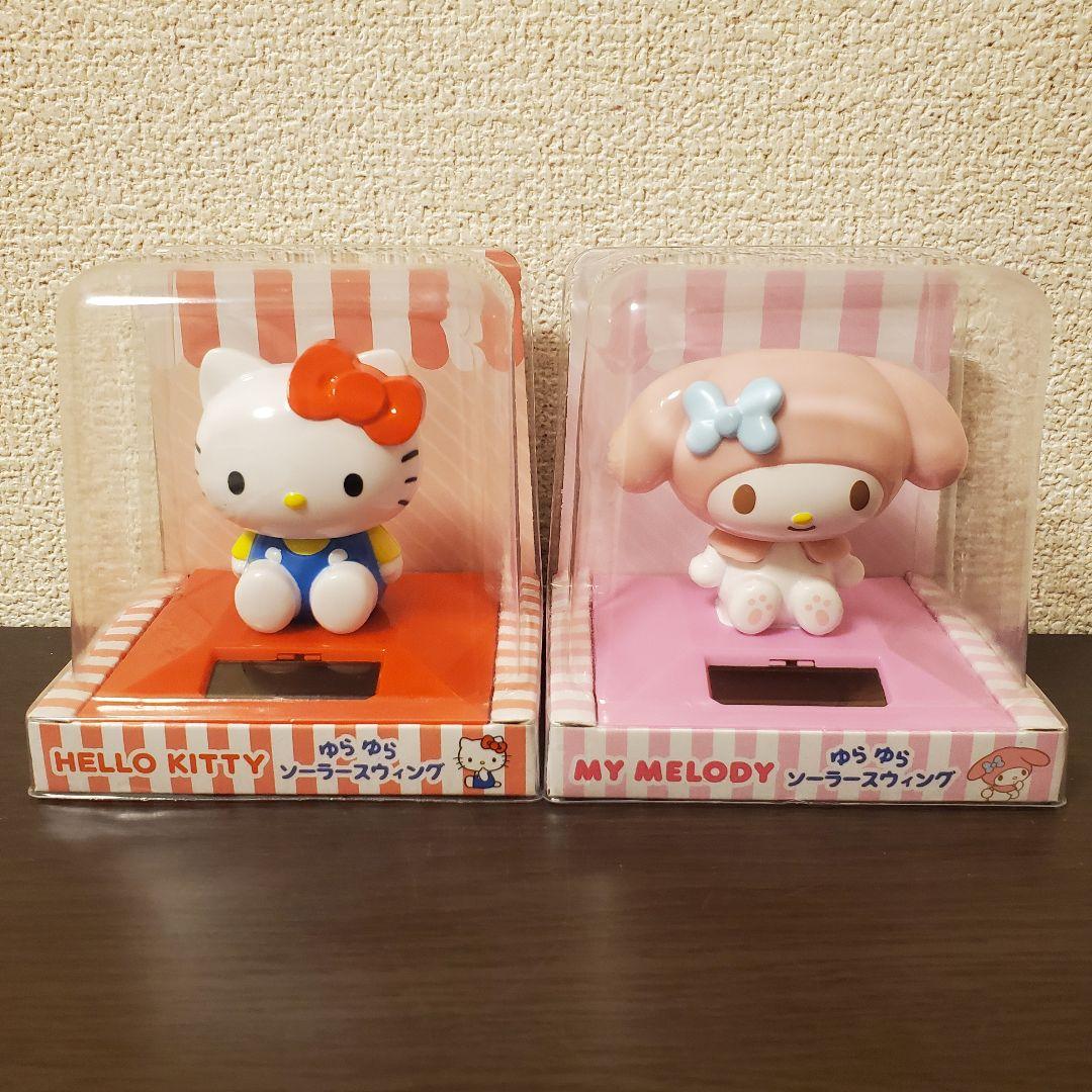 ゆらゆら ソーラースウィング ハローキティ マイメロディ ソーラー