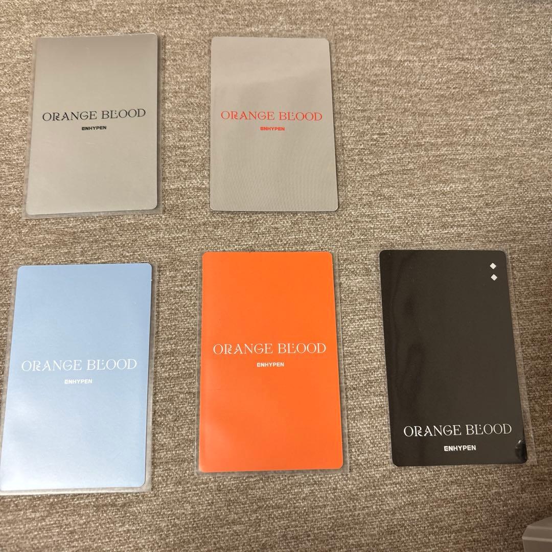 ENHYPEN ソンフン 『ORANGE BLOOD』トレカ 5枚セット - メルカリ