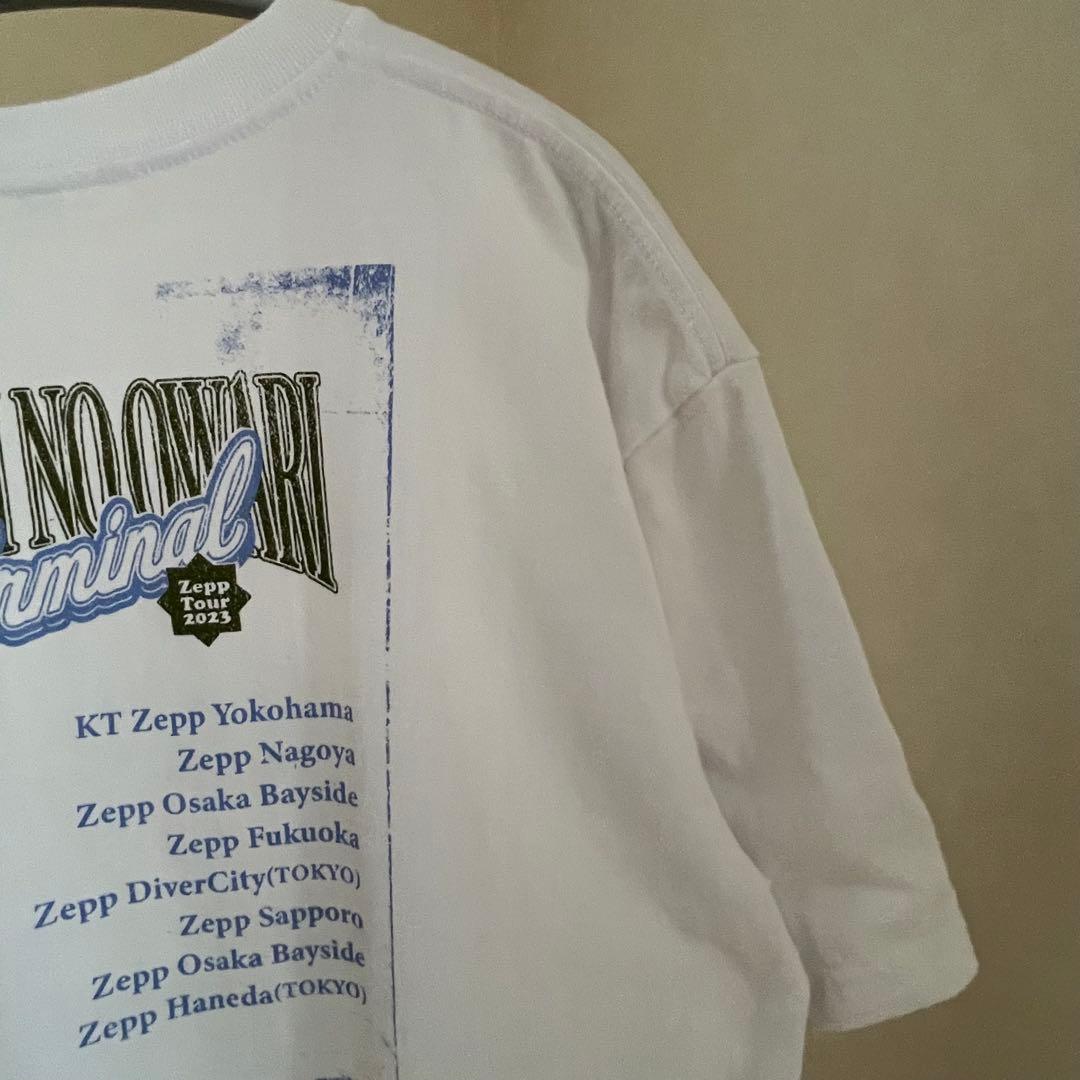 匿名発送 セカオワ Terminal ツアーTシャツ Mサイズ ホワイト 白