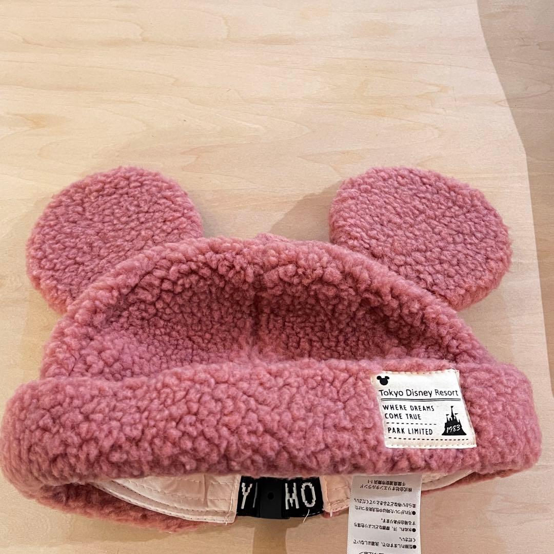 東京ディズニーリゾート ミッキー耳付き帽子 ピンク - メルカリ