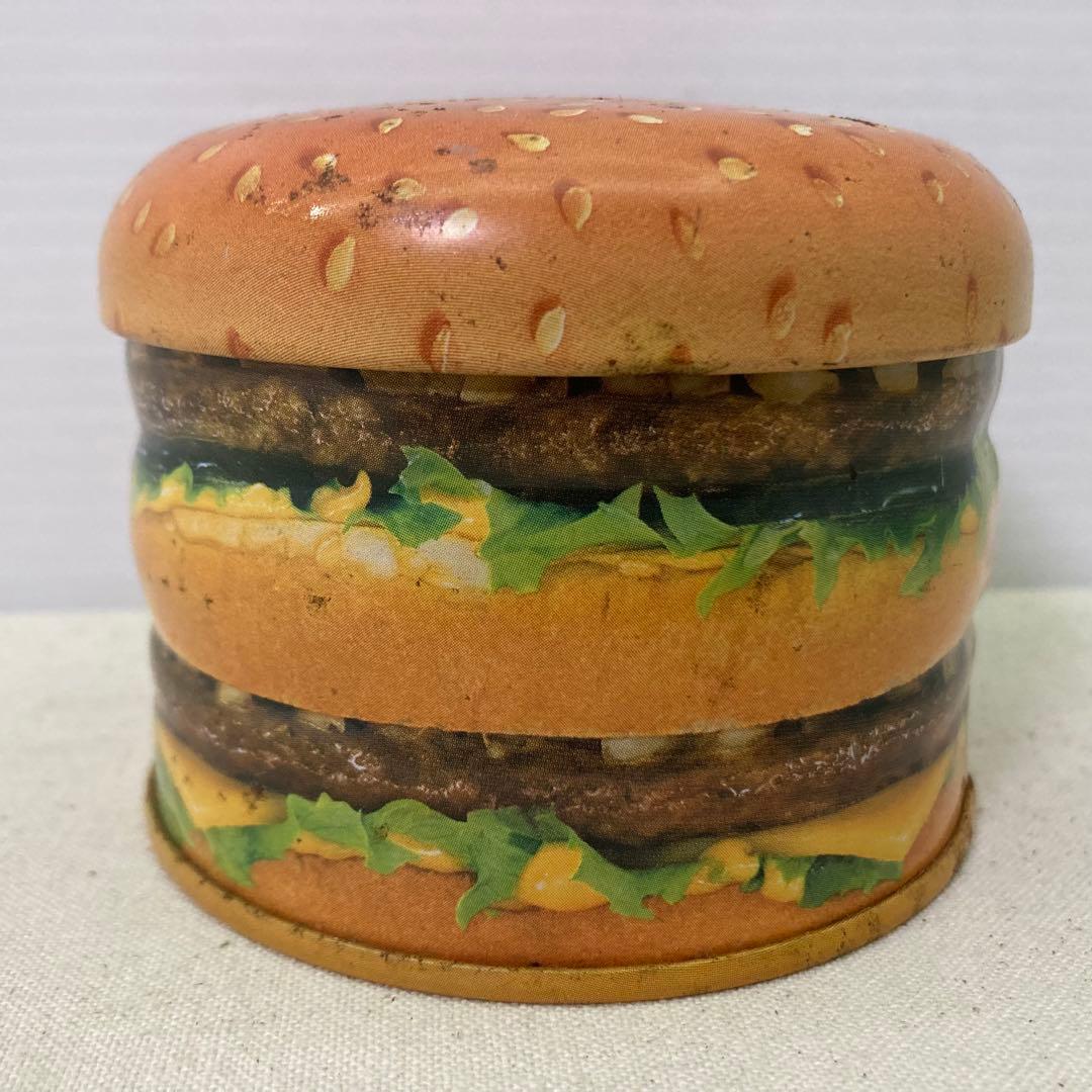レア☆希少】マクドナルド ビッグマック 缶ケース 蓋付き小物入れ