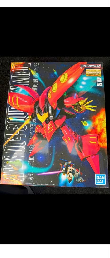 新品未開封 MG ガンプラ BANDAI キュベレイ マークII 赤 プルツー