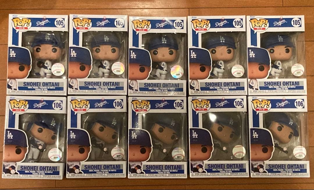 大谷翔平 ドジャース funko pop ピッチャー バッター 10点セット 大谷翔平 グッズ 大谷モデル 二刀流 バッター ピッチャー セット