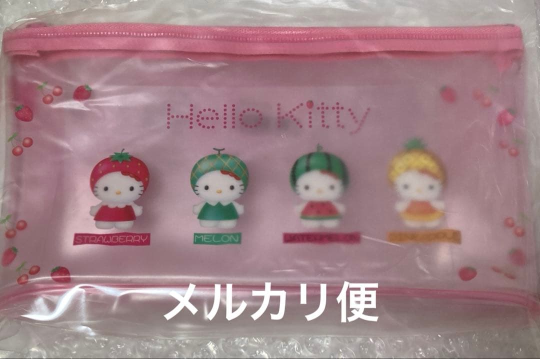 平成レトロ サンリオ キティ 1999年 ペンケース フルーツ - メルカリ