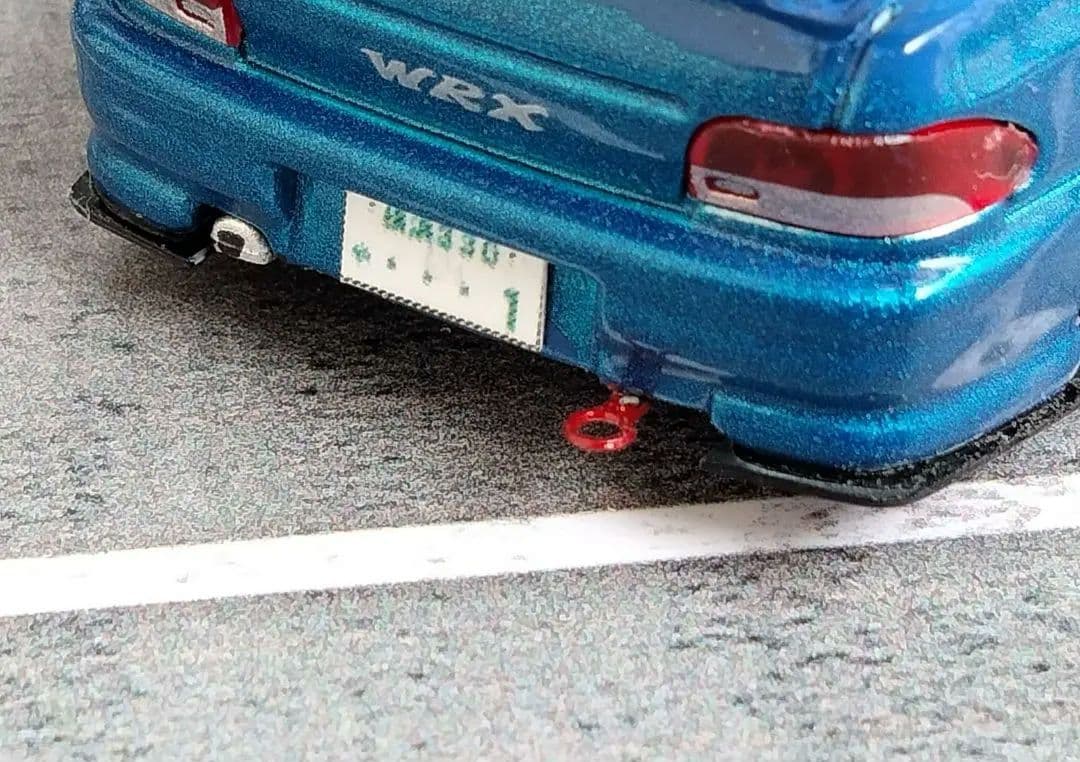 トミカプレミアムトミカ改造 インプレッサ ☆アルミリム 深リムホット