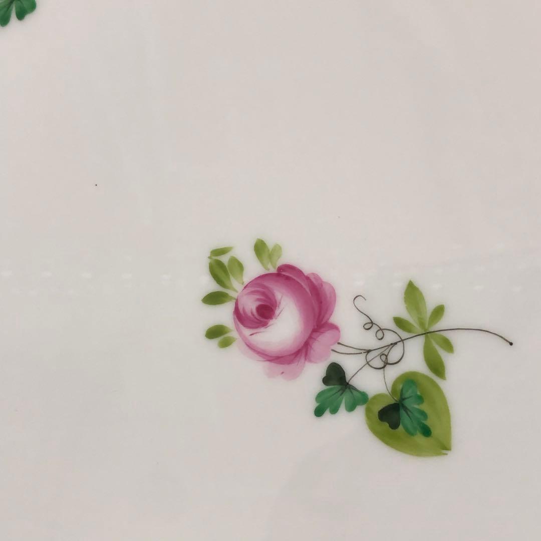 HEREND ヘレンド スクエアケーキプレート ウィーンの薔薇 26cm - メルカリ