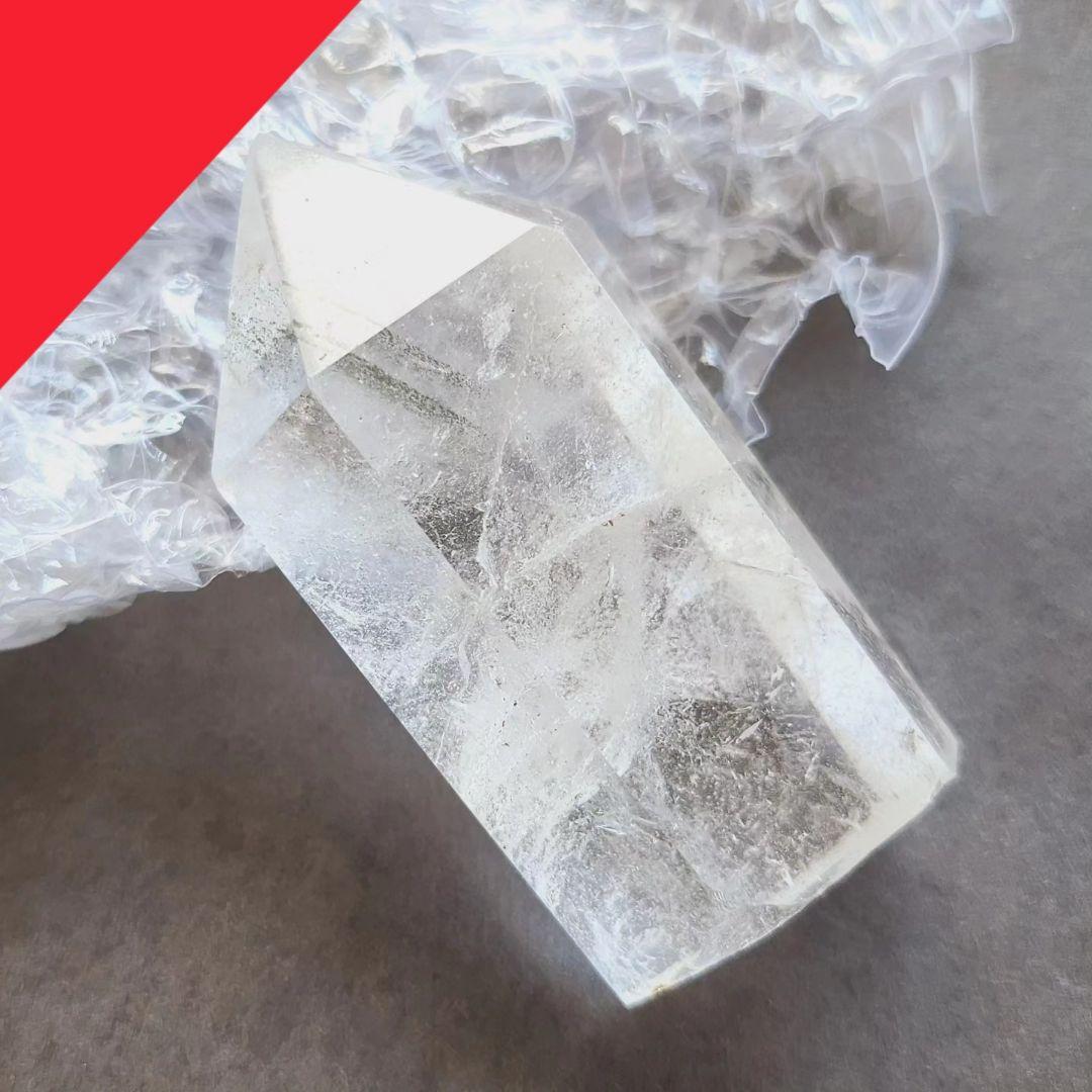 【1点のみ】 ヒマラヤ水晶 六角柱 ポイント ✩.*˚ ヒマラヤ水晶の六角柱ダブルポイント（商品コード： 2187） | 花凛の