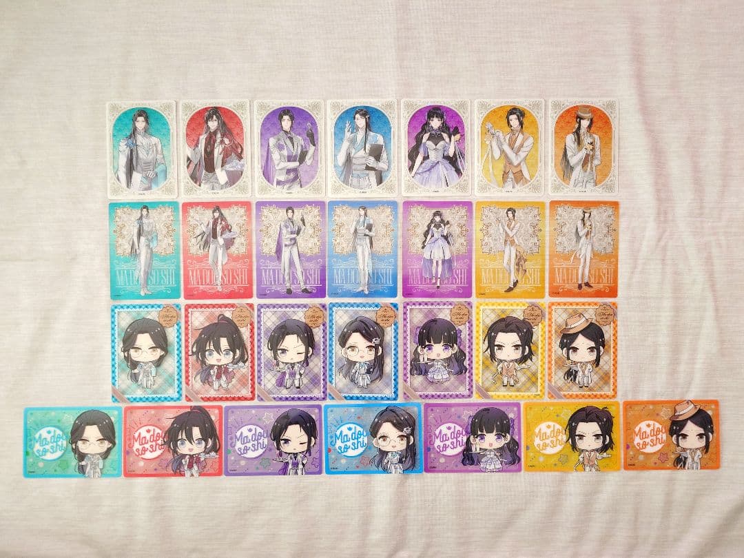 魔道祖師 ラジオドラマ スイパラ クリアカードコレクション 全種 グッズ-カード】大河幻想ラジオドラマ「魔道祖師」 描き下ろしクリア