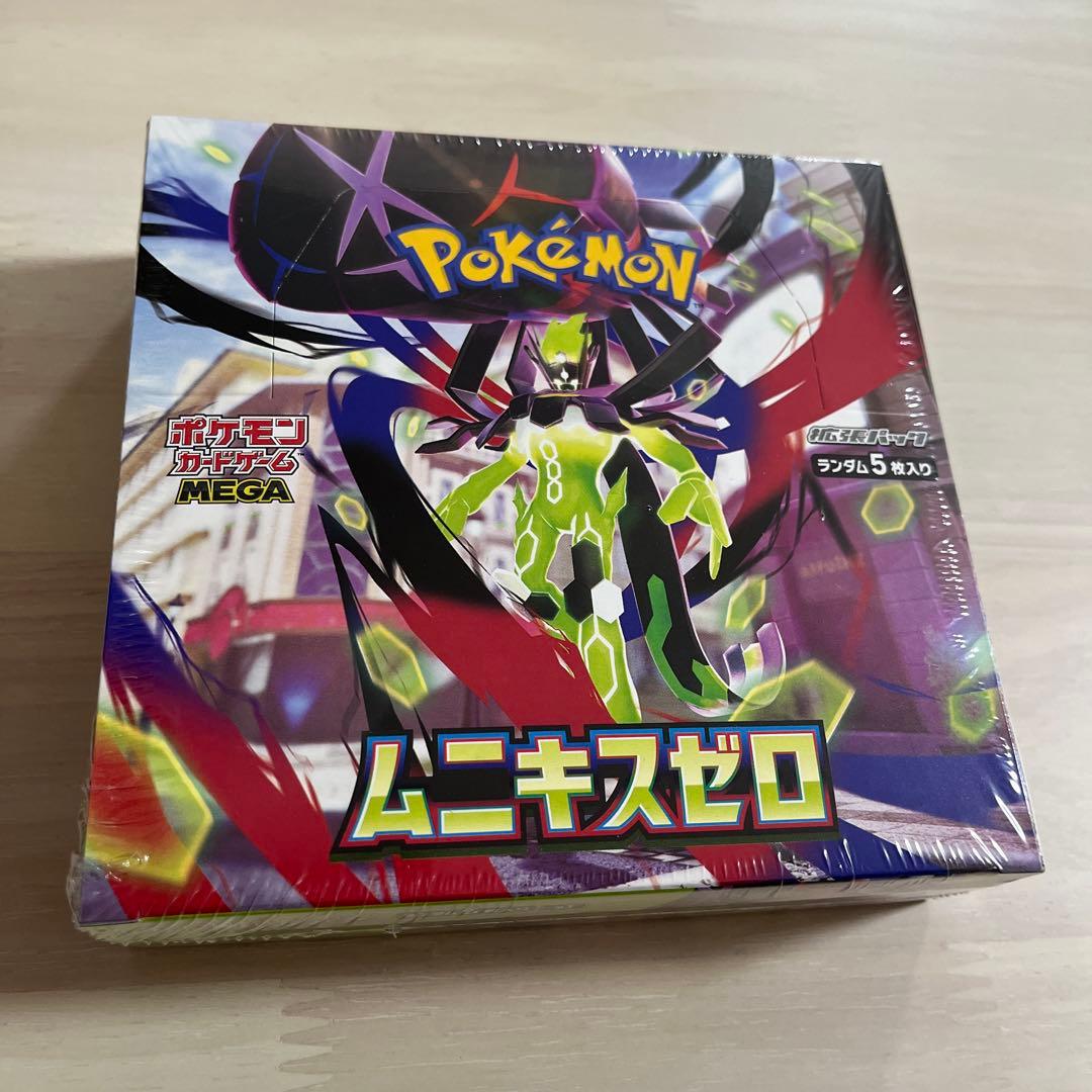新品未開封 ポケモンカードゲーム　ムニキスゼロ BOX ポケモンカードゲーム ムニキスゼロ BOX MEGA 拡張パック 新品未開封