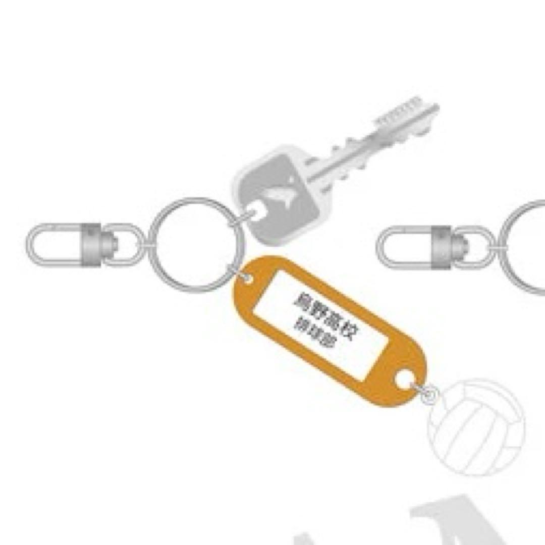 ハイキュー!! トレーディング高校名付き鍵チャームキーホルダー 烏野