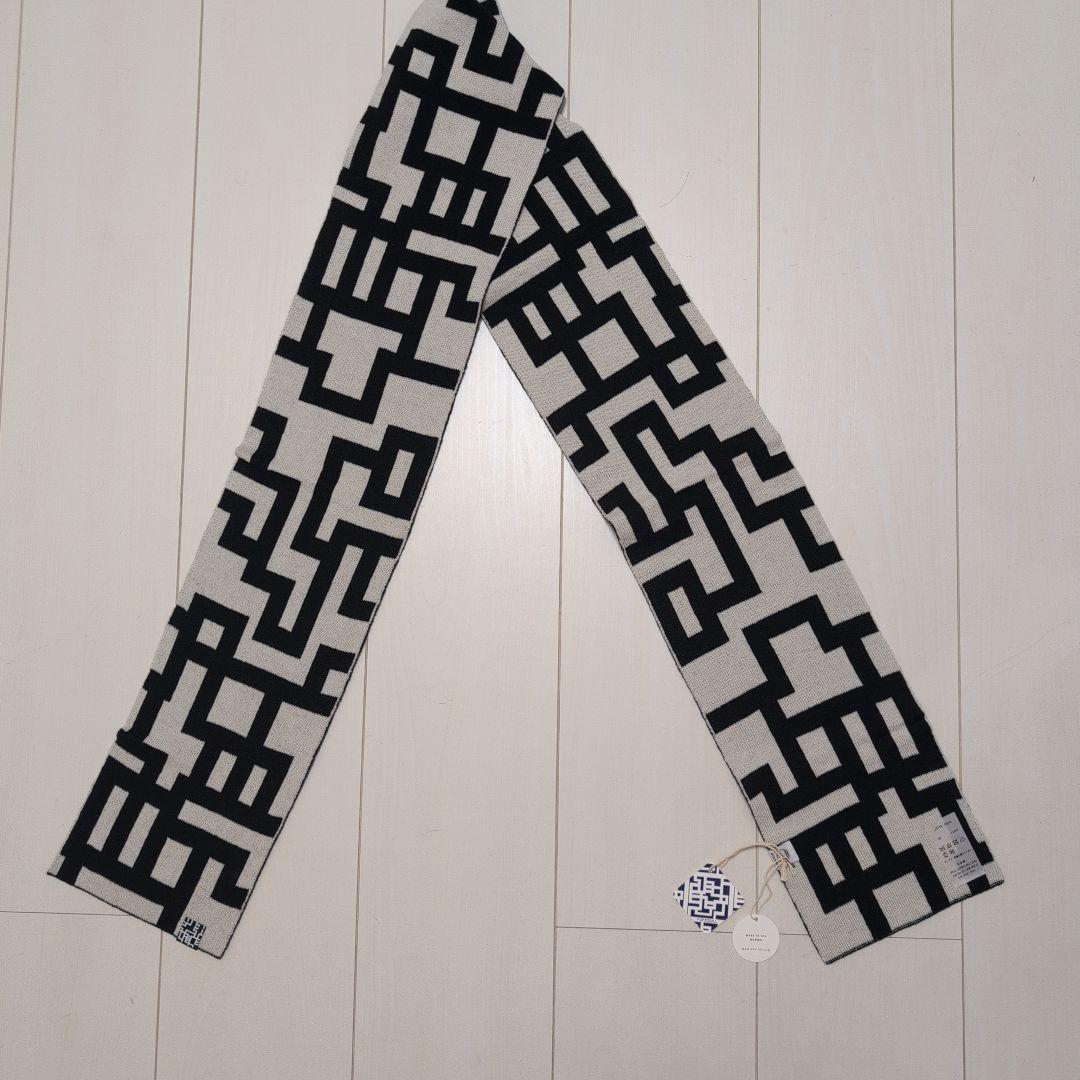 布袋寅泰 HOTEI ×OTA KNIT ファインウール Gマフラー G柄 - メルカリ