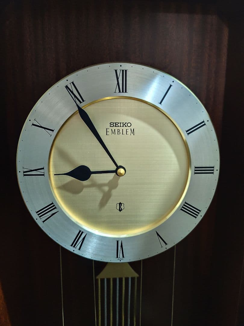 SEIKO EMBLEM HW414B 高級置時計 柱時計 振り子時計 セイコー - メルカリ