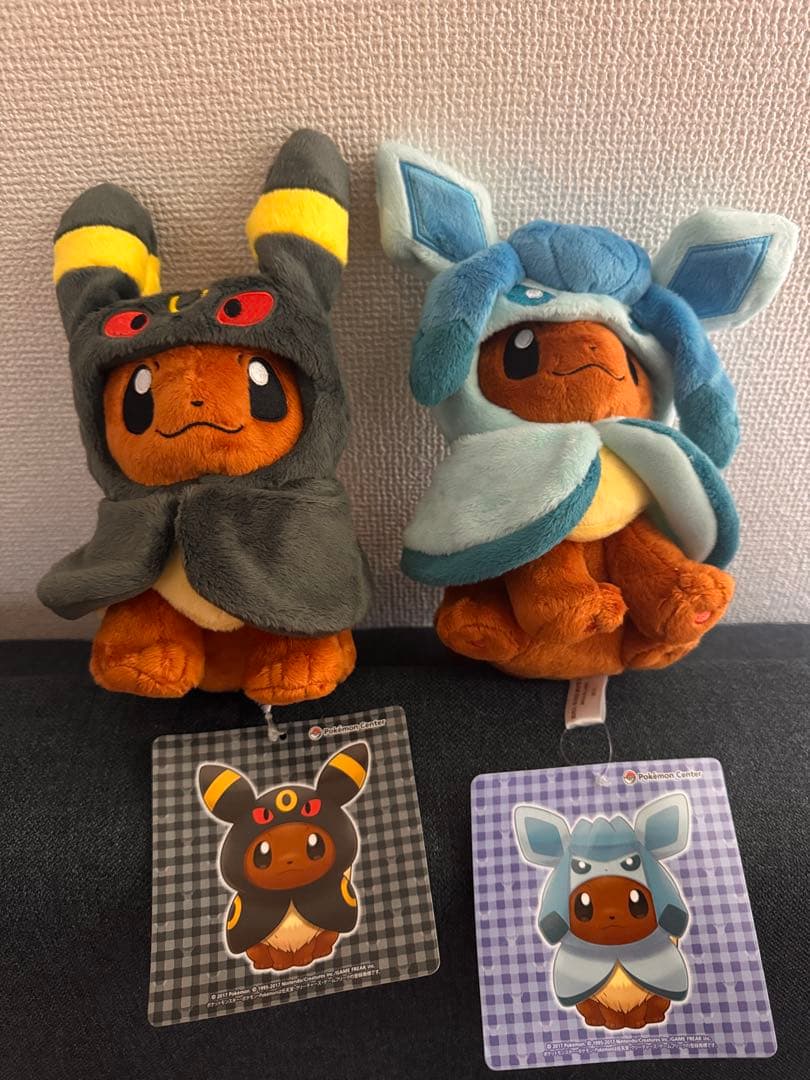 新品) イーブイ ポンチョ ブラッキー グレイシア マスコット ポケモン
