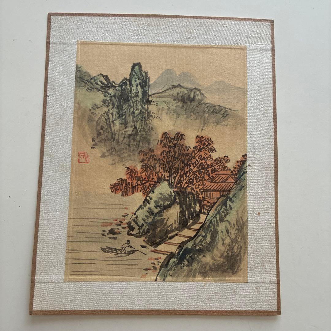 水墨画 山水風景 - メルカリ