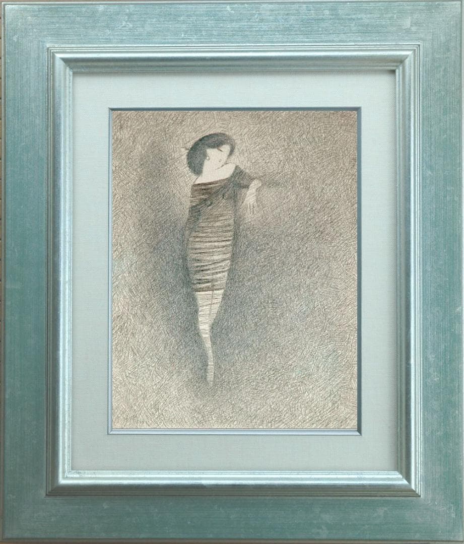 油絵 菅家令子 絵 絵画 インテリア F3-010111 人物 女性像