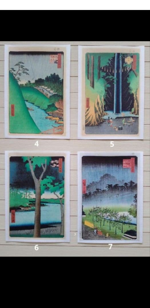 特価!!】歌川広重「名所江戸百景」夏の部 全31点 浮世絵版画・越前和紙