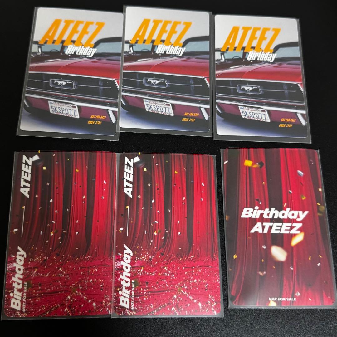 ATEEZ ホンジュン トレカ birthday 6枚セット - メルカリ