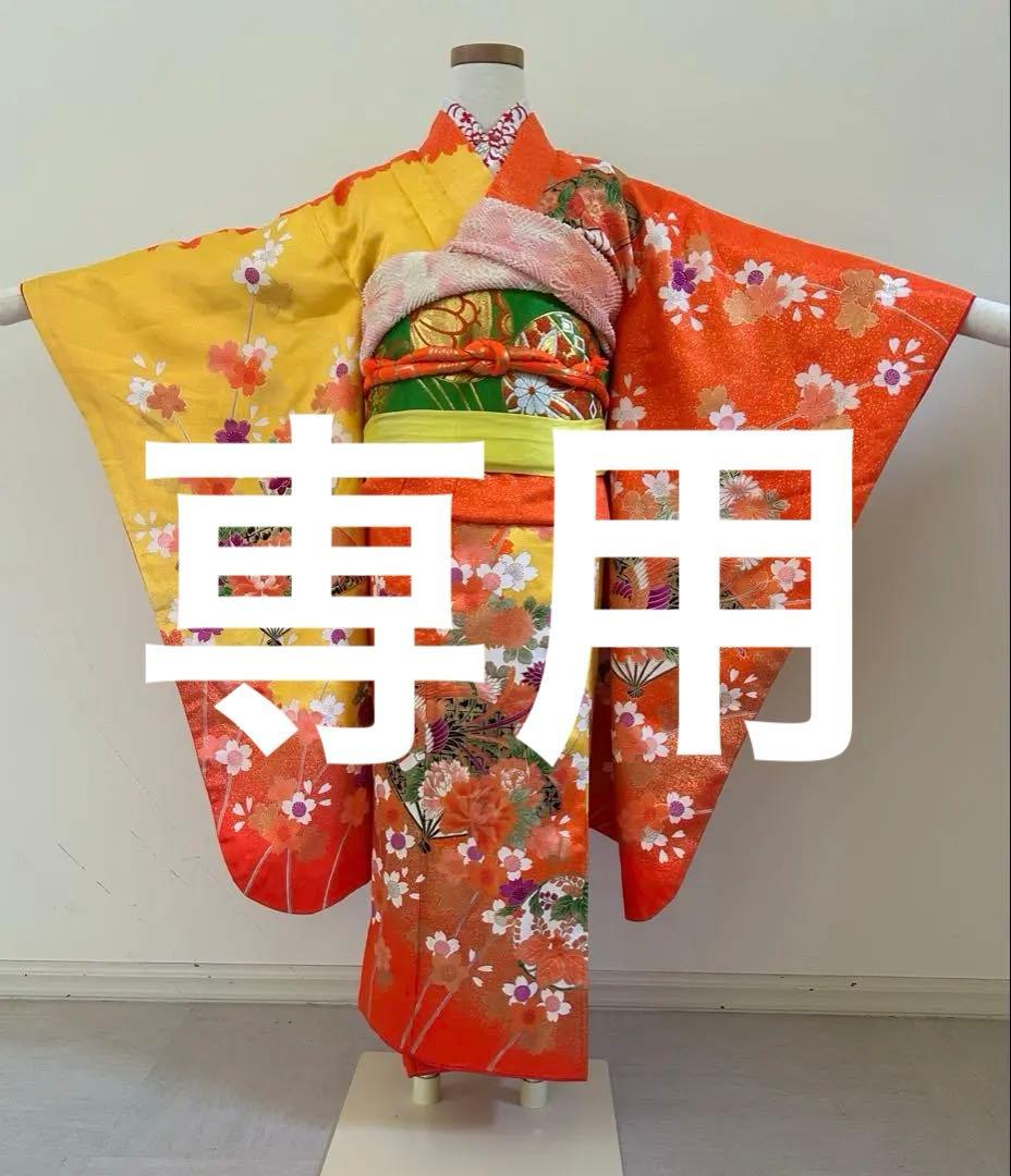 7歳　七五三　正絹着物、古典柄　帯　帯揚げ　帯締めのセット 楽天市場】帯揚げ 七五三 女の子用 上質 正絹 絞り柄 帯上げ こども