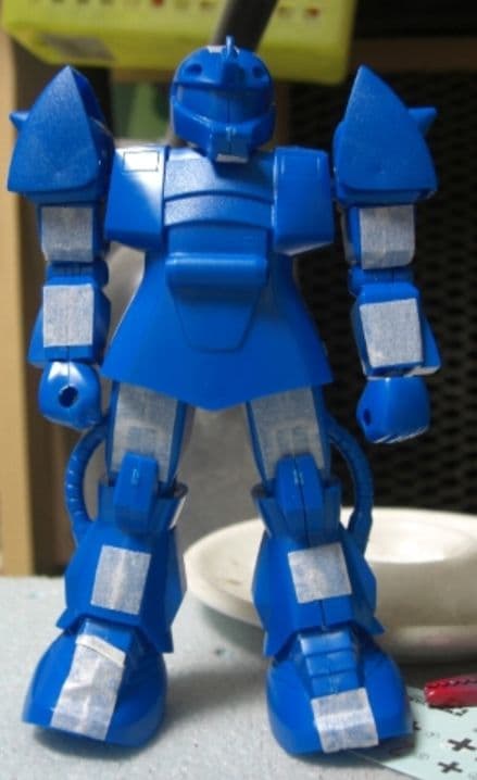 1/144 マリン・ハイザック（水中用ザク）改修 ティターンズ仕様 着色