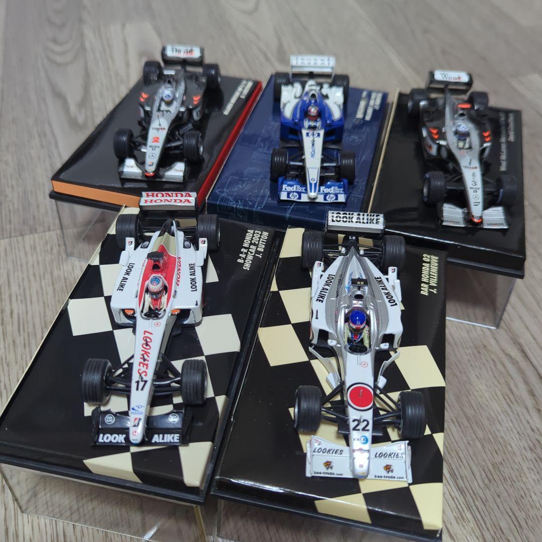 F1ミニカー 5台セット 1/43 LOOK ALIKE F1ミニカー 5台セット 1/43 LOOK ALIKE - メルカリ