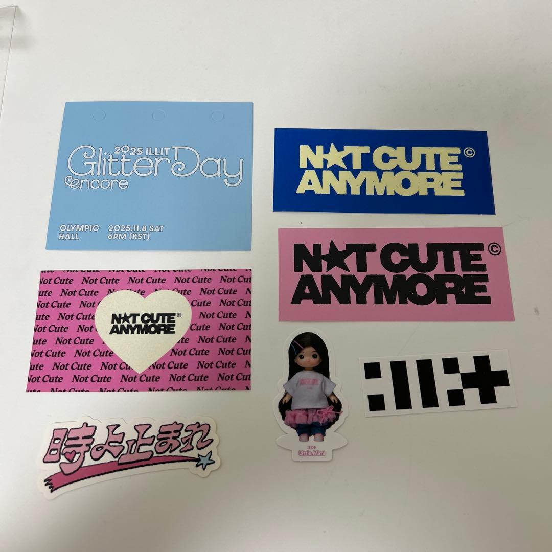 illit not cute anymore ステッカーセット - メルカリ