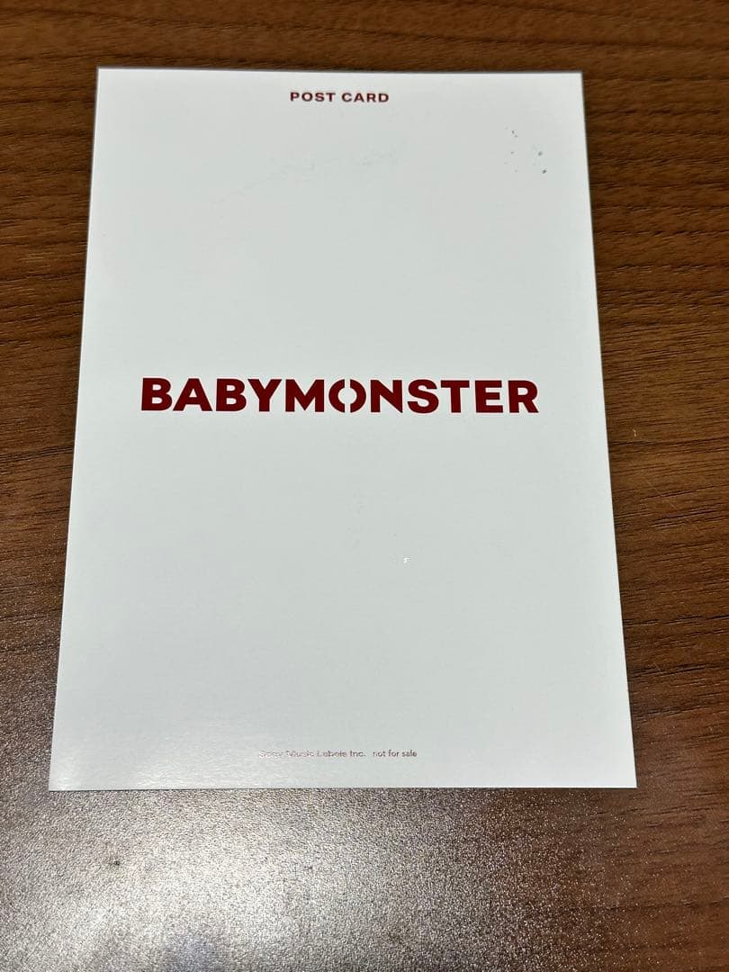 BABYMONSTER サイン入りポストカード マサト様専用 - メルカリ